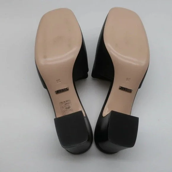 NEW Gucci Madelyn Mules Black Crystal Size 38 - Picture 3 of 6